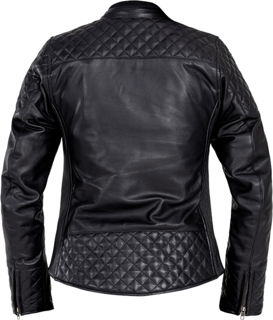 Side view of John Doe Adina Ladies Motorcycle Leather Jacket