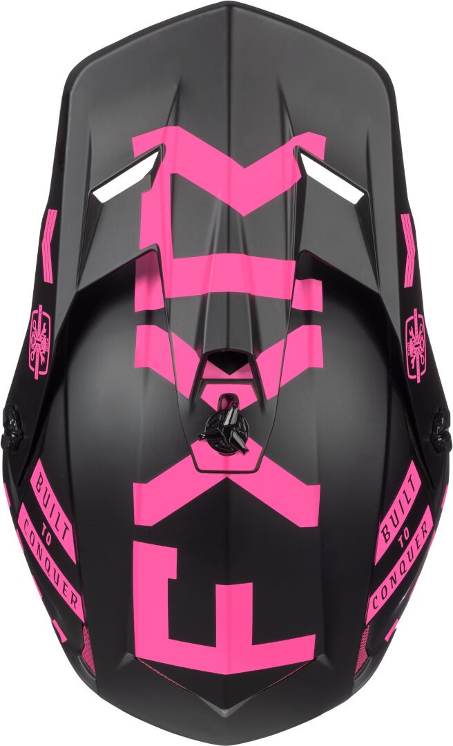 FXR Clutch Gladiator 2024 Casco da motocross nero/rosa M (57/58) Figura 2