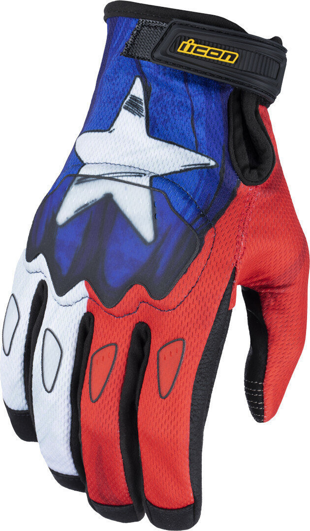 Icon Hooligan Tejas Libre Guantes de moto S Figura 1