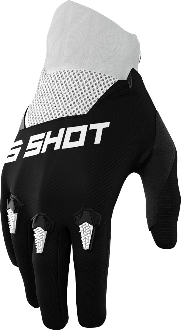 Shot Devo Luvas de Motocross preto/branco 12 Figura 1