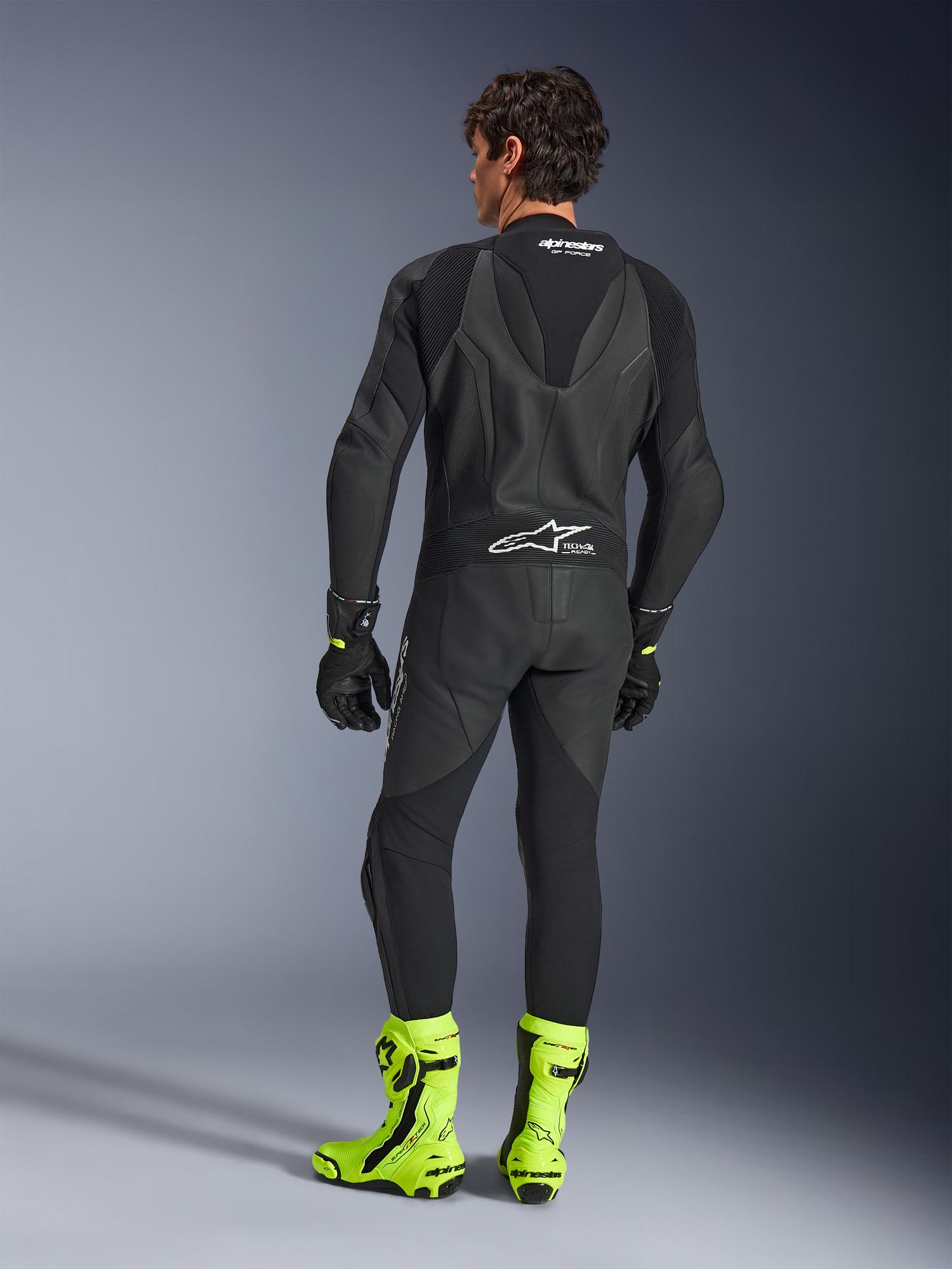 Alpinestars GP Force V2 Eendelig Motorfietsleren pak Zwart 64 Figuur 7