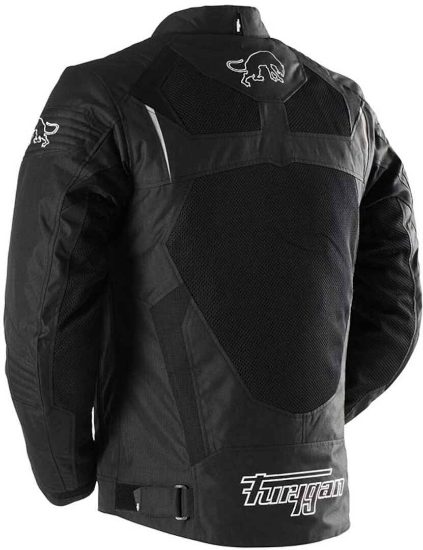 Furygan WB08 Vented+ Motorrad Textiljacke schwarz/weiß M Abbildung 12