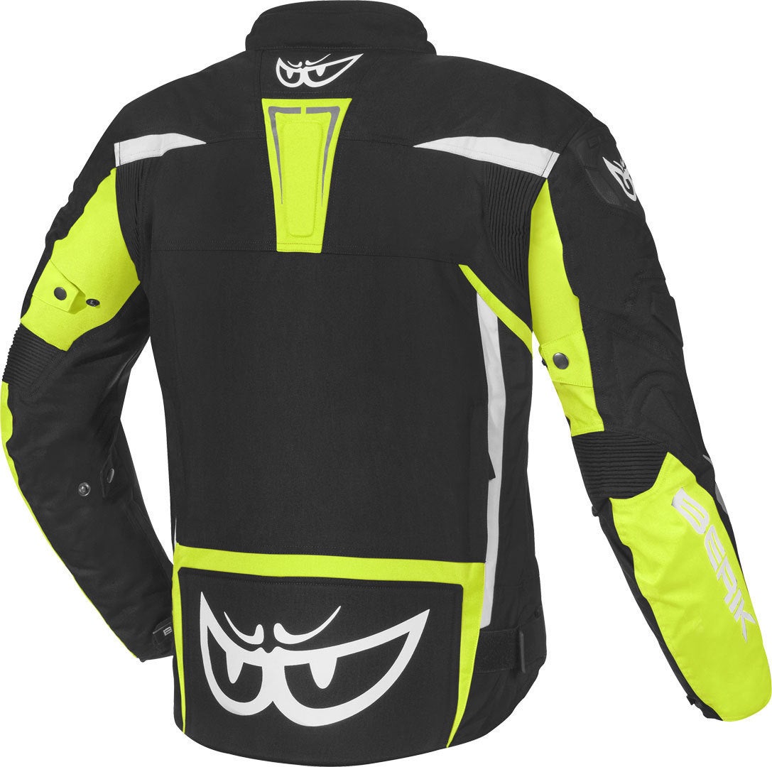Berik Bad Eye Waterproof Motorcycle Textile Jacket black/white/yellow 50 Figure 2