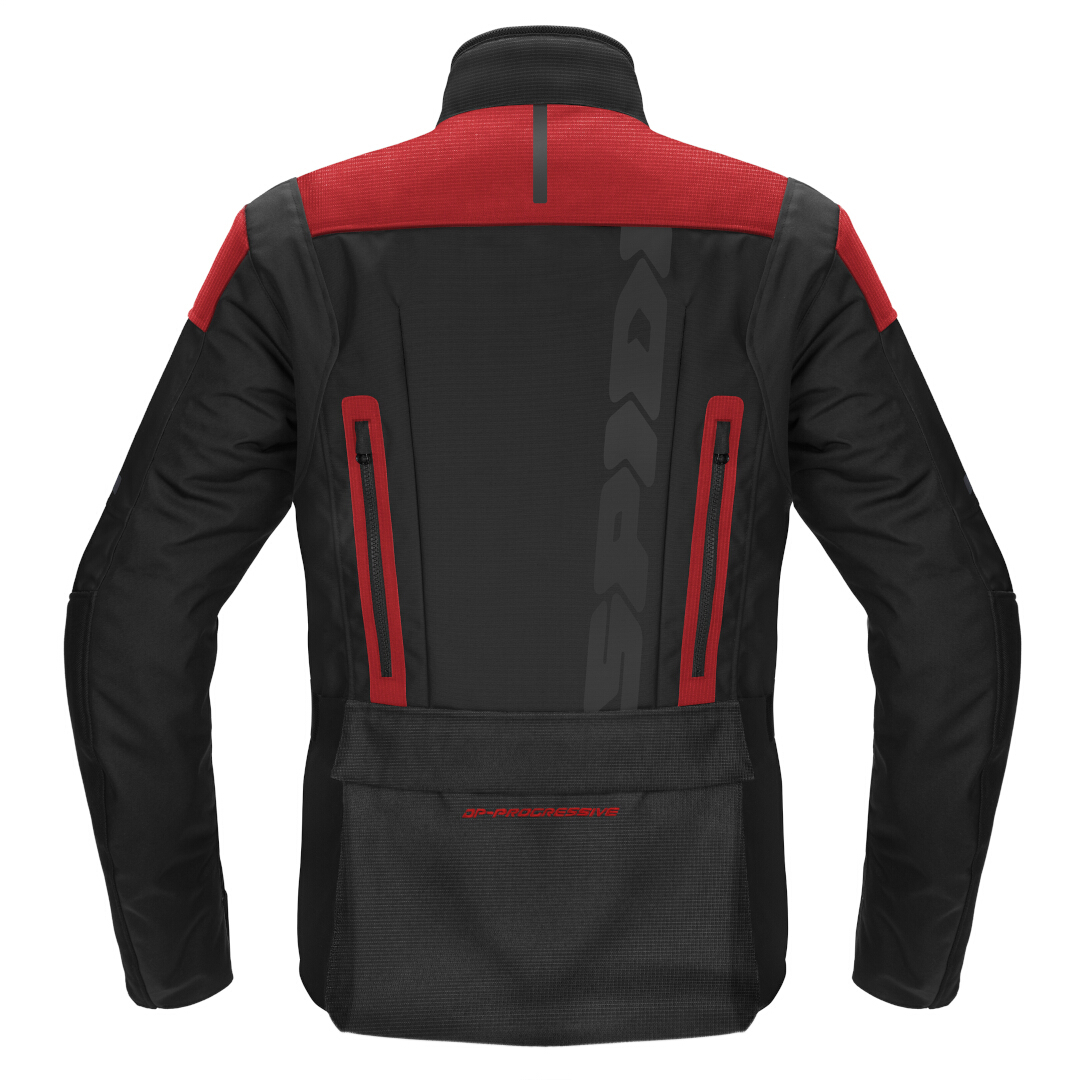 Spidi Traveler 3 Evo H2Out Jachetă textilă impermeabilă pentru motociclete Negru/Roșu M Figura 2