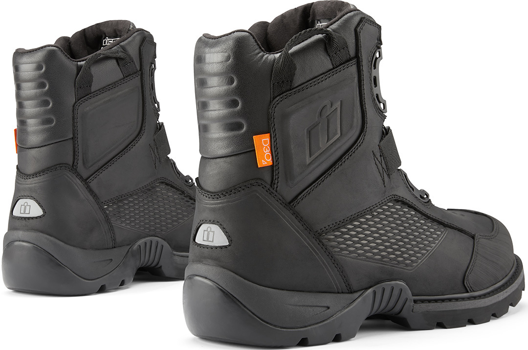 Icon Stormhawk WP Bottes de moto imperméables noir 8 (41) Figure 3