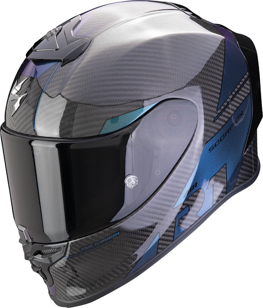 black and blue scorpion exo helmet large EXO-R330 Full-Face and versatile features Scorpion EXO-R420 Helmet Seismic Blue