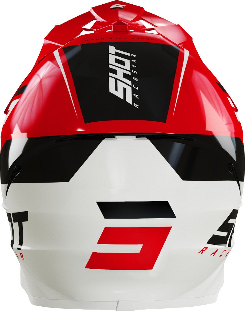 Shot Furious Chase Motorcross helm rood/wit S (55/56) Figuur 2