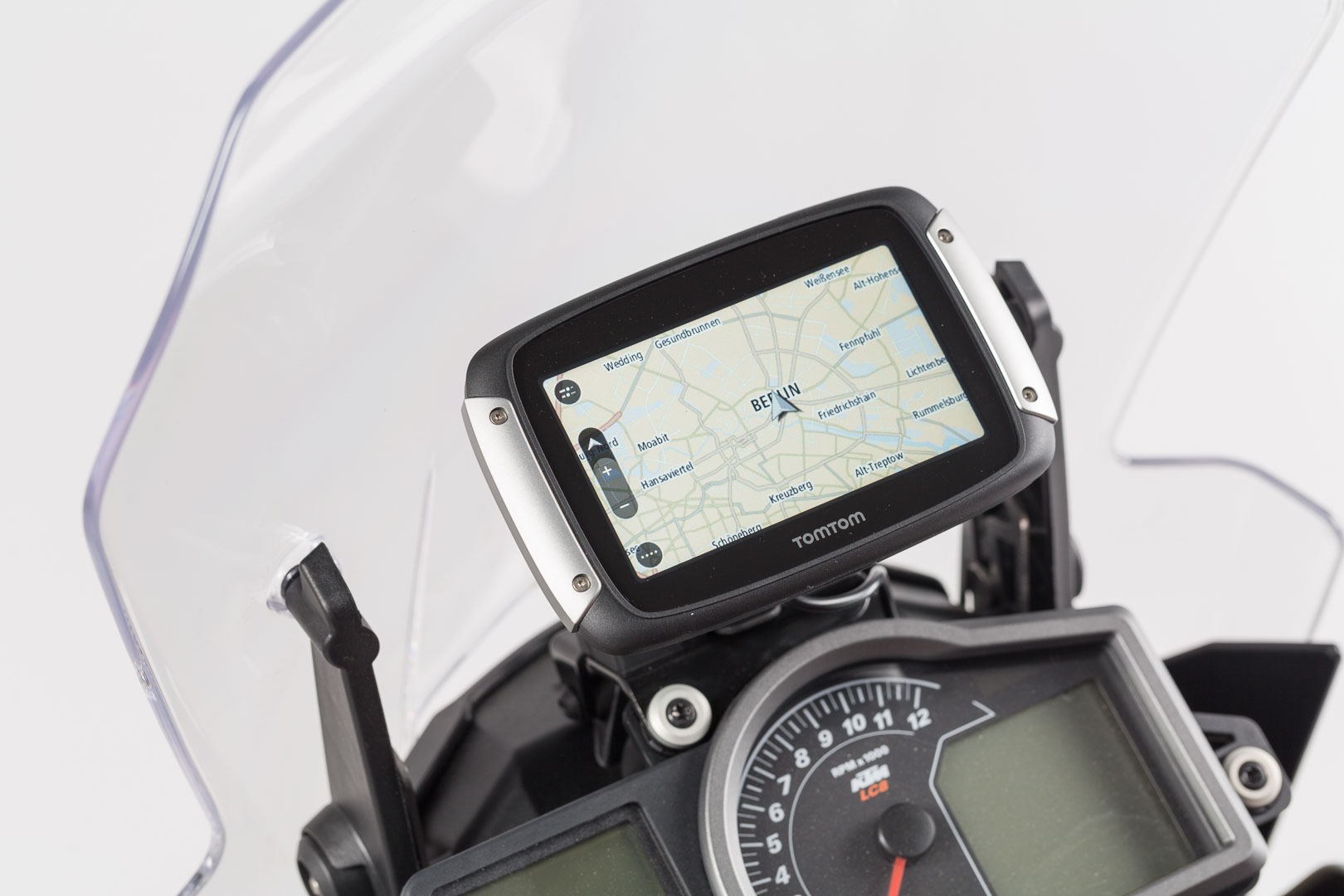 SW-Motech GPS-fäste för cockpit - Svart. KTM 1050/1090/1190 Äventyr. Figur 1