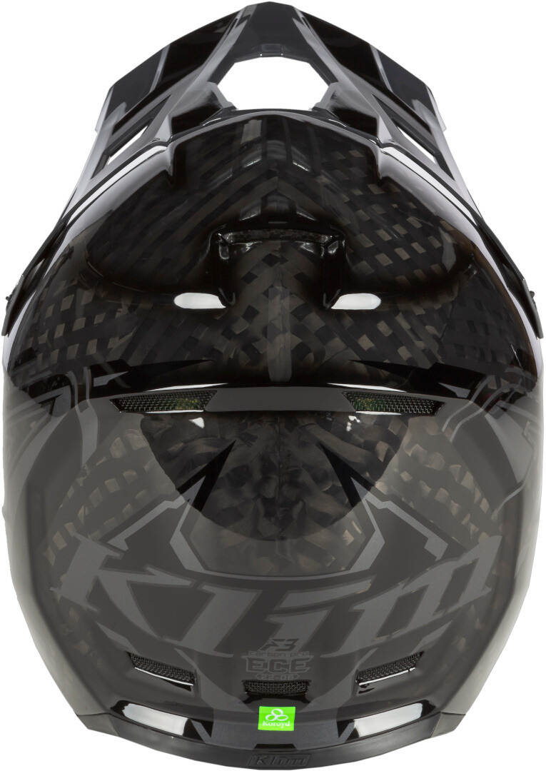 Klim F3 Carbon Pro Ascent Cască de snowmobil Negru/gri L (58/59) Figura 4