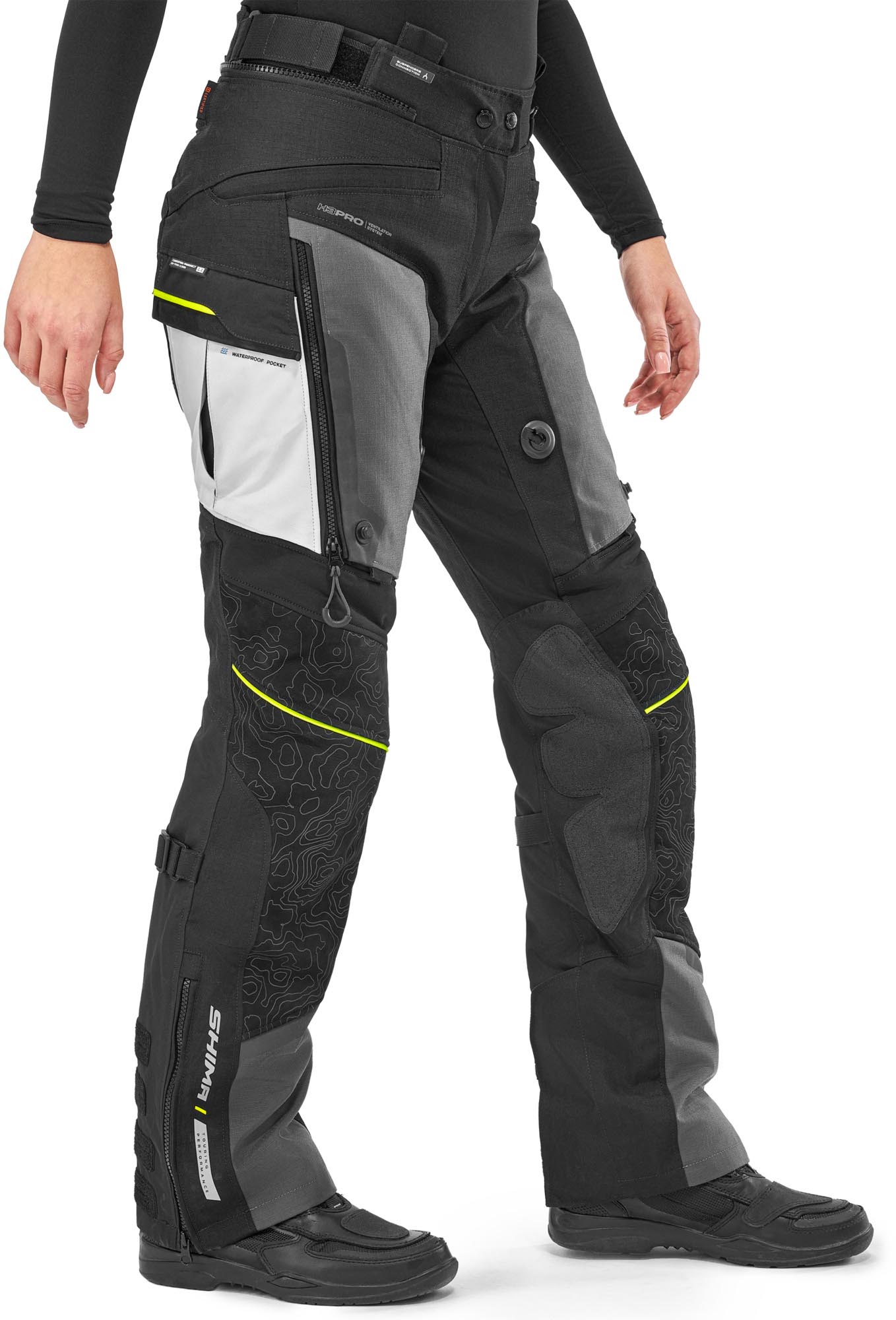 SHIMA Tracker Damen Motorrad Textilhose grau M Abbildung 3