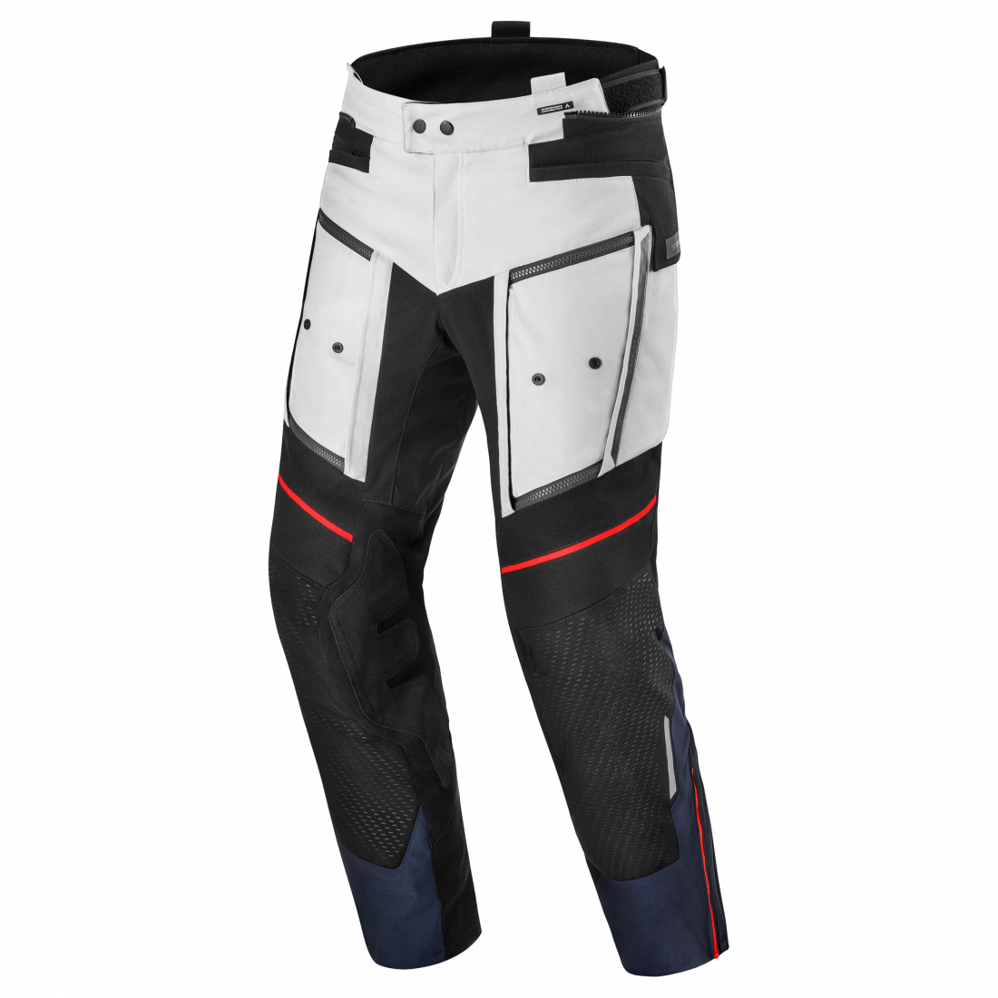 SHIMA Hero 3.0 Pantaloni tessili per motociclette grigio/blu 3XL Figura 1
