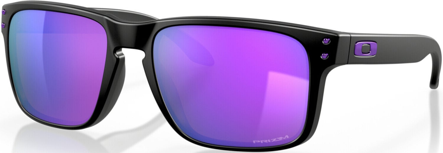 Oakley Holbrook Matte Black Violet Prizm Sunglasses-image-533523880
