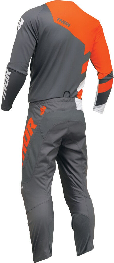 Thor Sector Checker Jugend Motocross Hose grau/orange 20 Abbildung 5