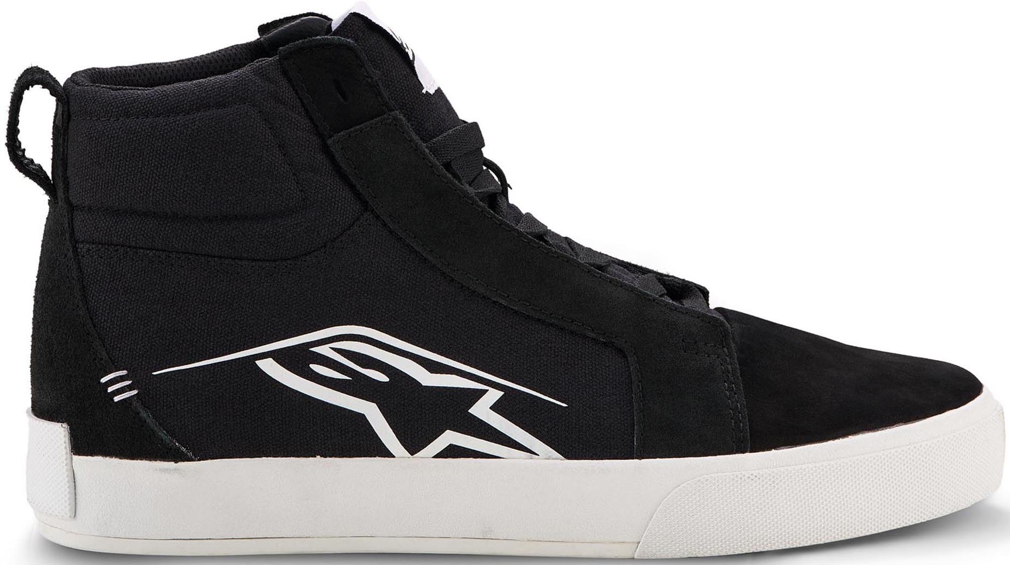 Alpinestars Ride-63 Canvas Motorcykelsko Sort/hvid 6 Figur 4