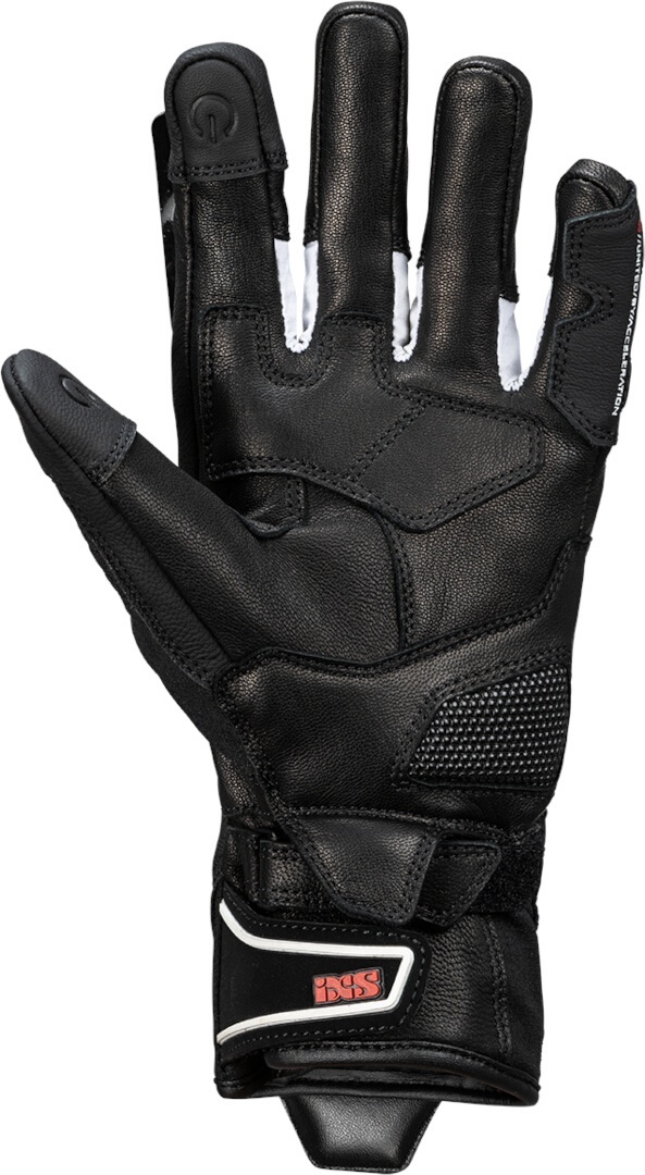 Rapid-STX 1.0 waterproof Motorcycle Gloves black/white/red M Figure 2