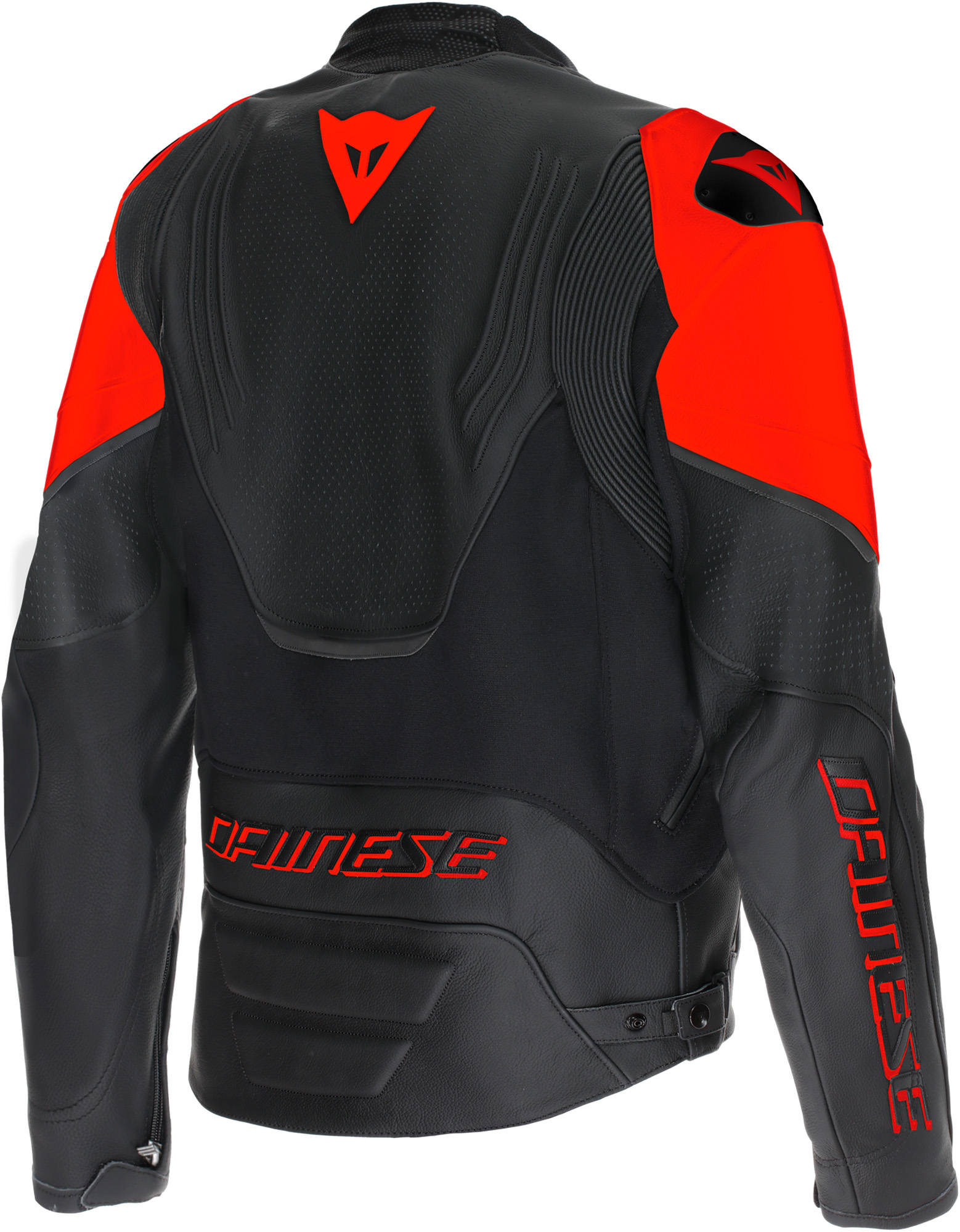 Dainese Racing 5 2.0 perforated Motorcycle Leather Jacket black/red 46 Figure 2