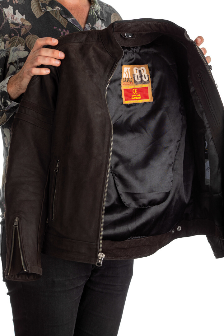 RST Ripley Damer Motorcykel läderjacka svart XS Figur 2