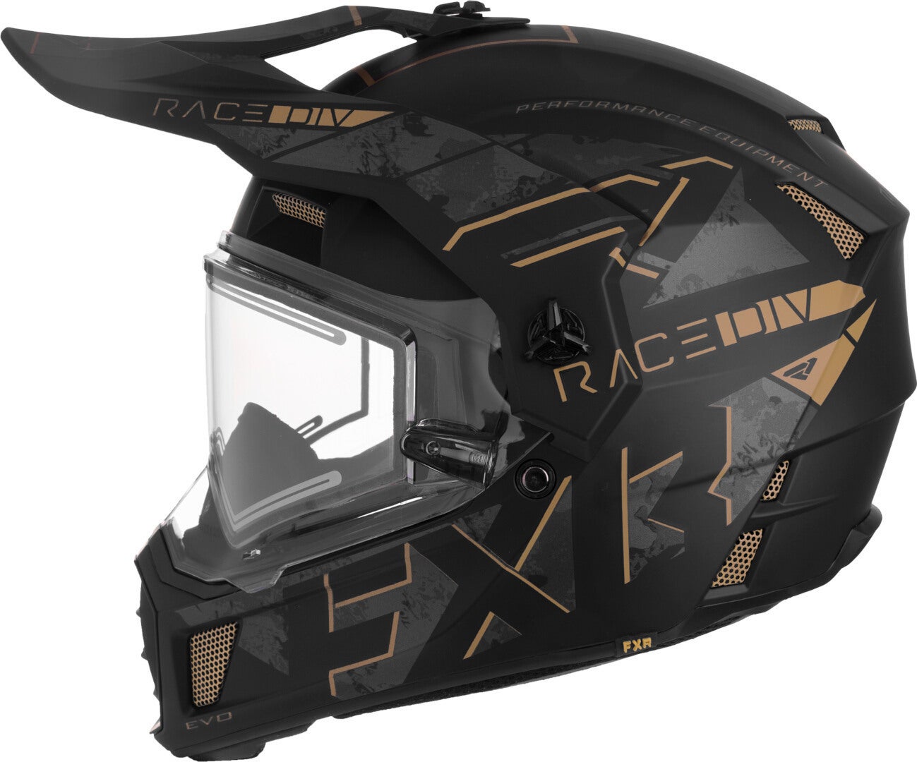 FXR Clutch X Evo Snescooter hjelm sort mat/brun XL (61/62) Figur 4