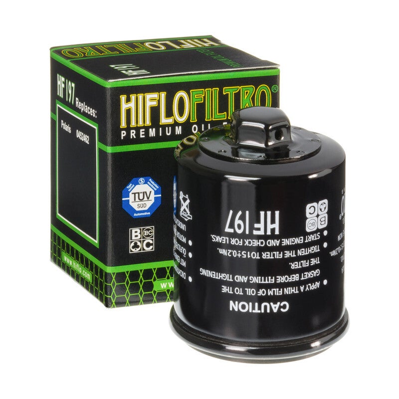 Hiflofiltro Oil Filter - HF197 Figure 1