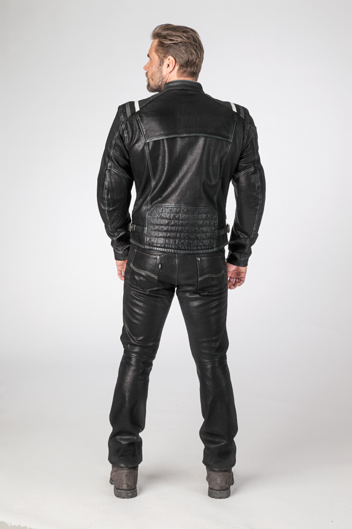 Halvarssons Skalltorp Motorcycle Leather Jacket black 48 Figure 4