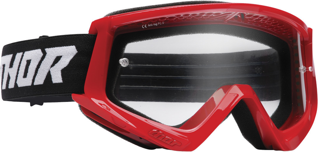 Thor Combat Racer Ochelari de motocross Roșu/Negru Figura 1