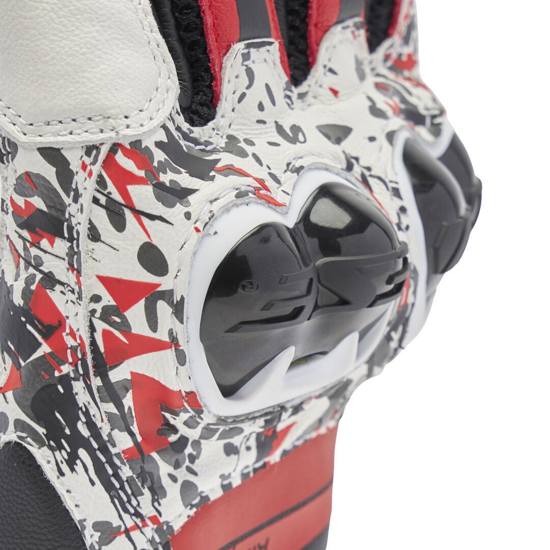 Dainese Mig 3 Unisex Motorcykel handsker sort/rød/hvid M Figur 4