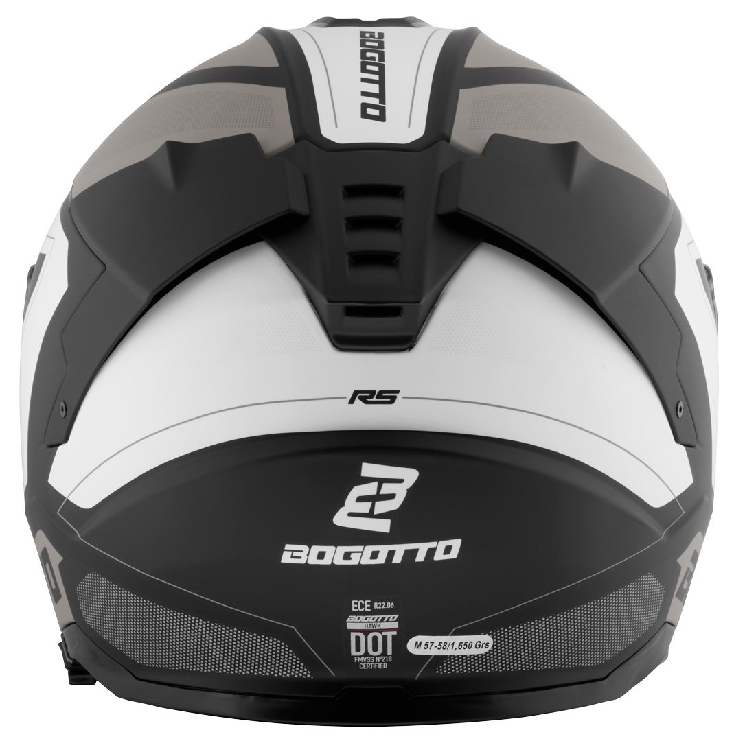 Bogotto FF122 BGT Helmet grey/white XL Figure 6