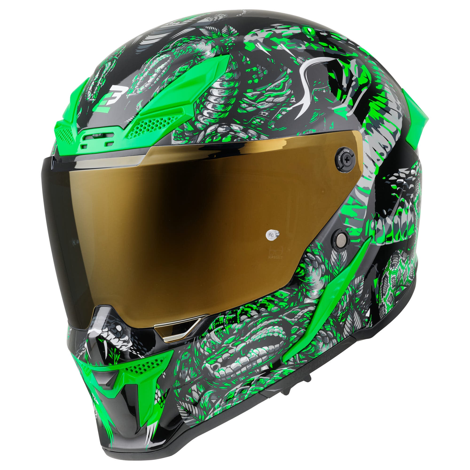 Side view of Bogotto Blade Mythology Helmet