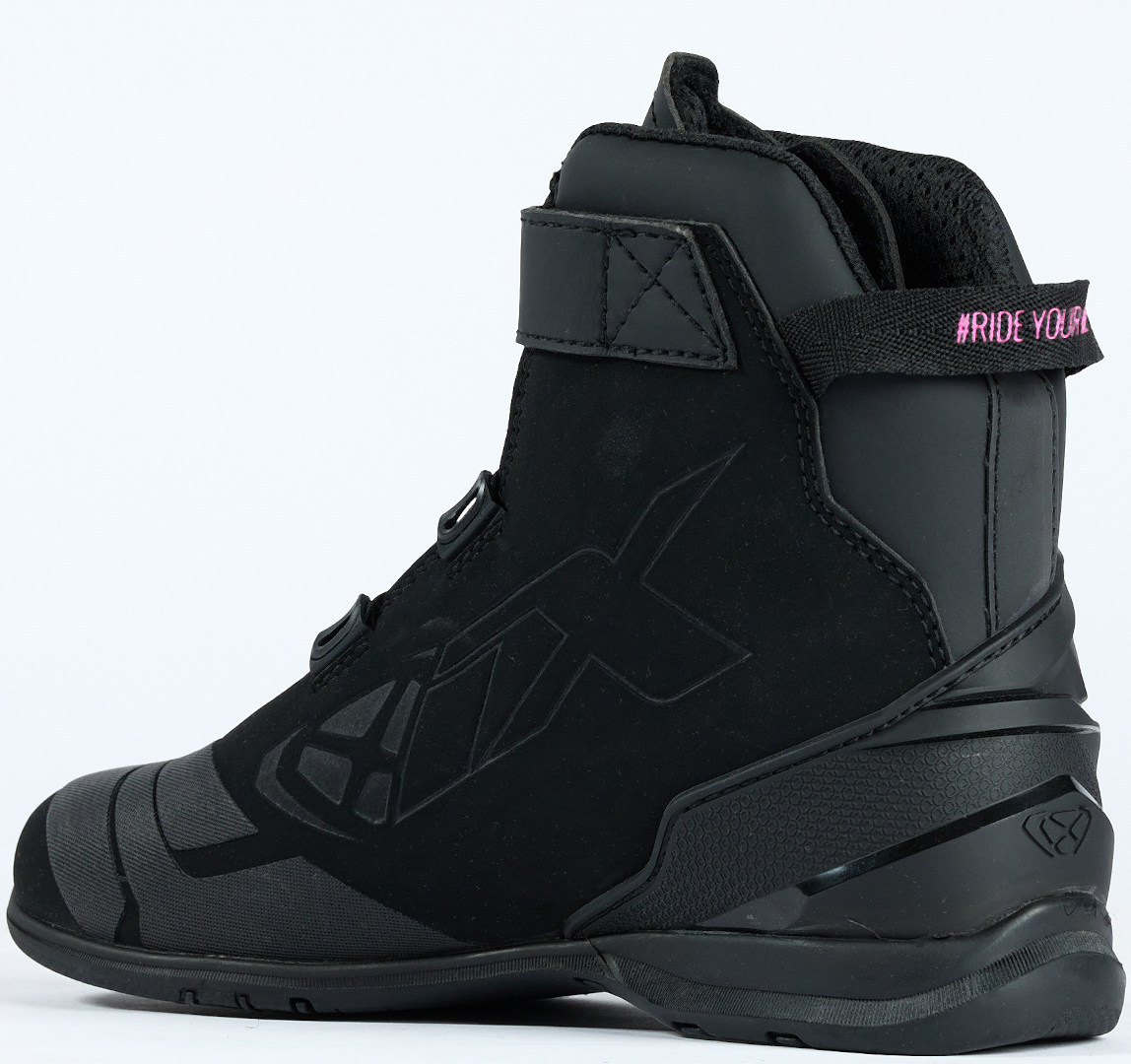 Ixon Bull 2 Pantofi impermeabili pentru motociclete pentru doamne Negru/roz 37 Figura 4