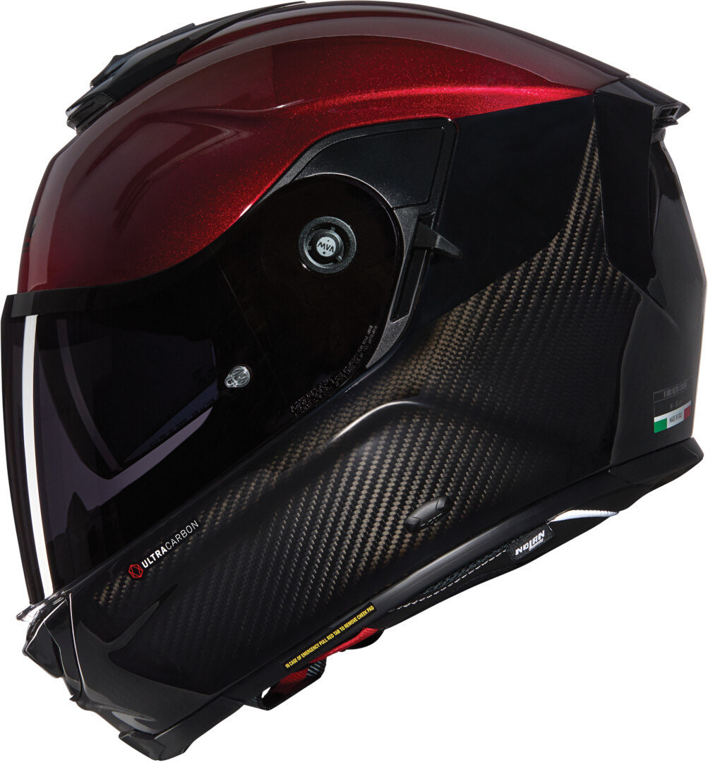 Nolan X-903 Ultra Carbon Verniciatura Speciale N-Com Cască Negru/Roșu XXS (54) Figura 2