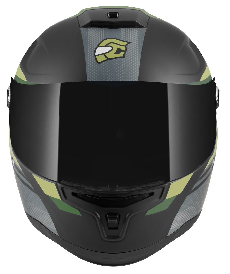 FC-Moto FF114B Zeron Cască Negru mat/verde S Figura 3