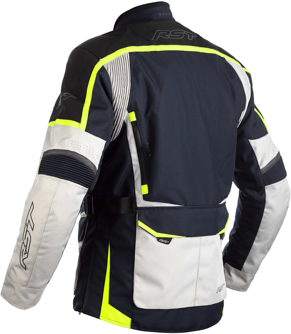 RST Maverick Motorcycle Textile Jacket white/black/blue XXL Figure 2