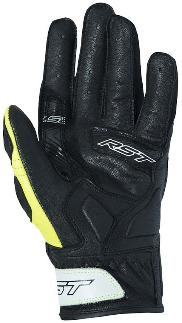 RST Stunt III Motorradhandschuhe schwarz/weiß/gelb 2XL Abbildung 2
