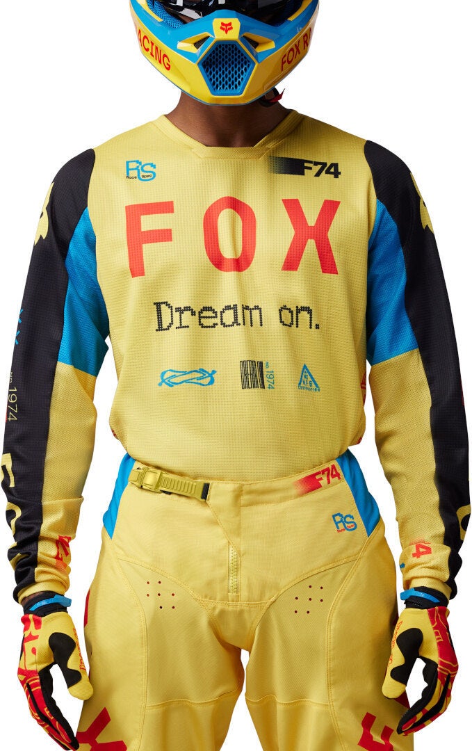 FOX 180 Race Spec Motocross Jersey giallo/blu XXL Figura 3