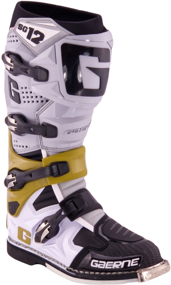 Gaerne SG-12 Botas de motocross blanco/amarillo 43 Figura 4