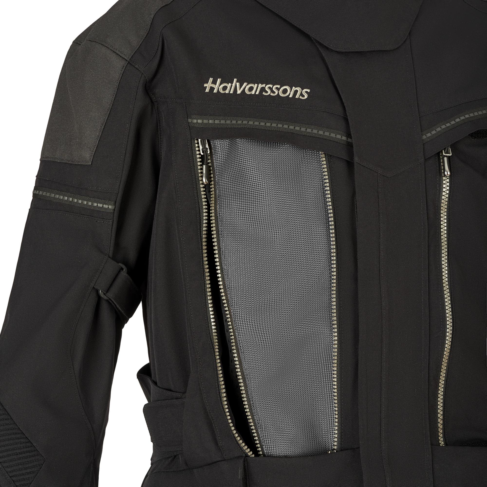 Halvarssons Mora V2 waterproof Motorcycle Textile Jacket black 62 Figure 4