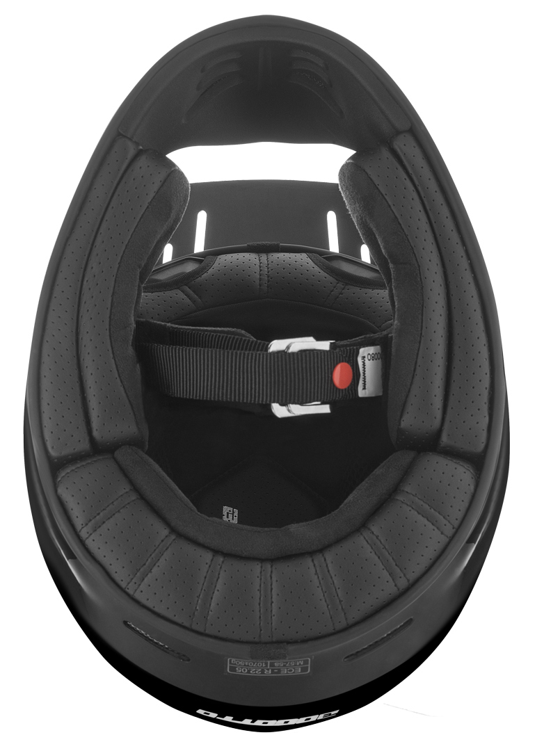 Bogotto V381 Cască din fibră de sticlă negru XL Figura 3