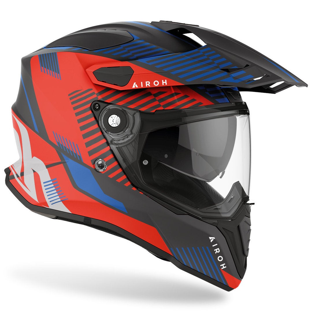 Airoh Commander Boost Kask motocrossowy niebieski matowy/czerwony XXL (63) Rysunek 2