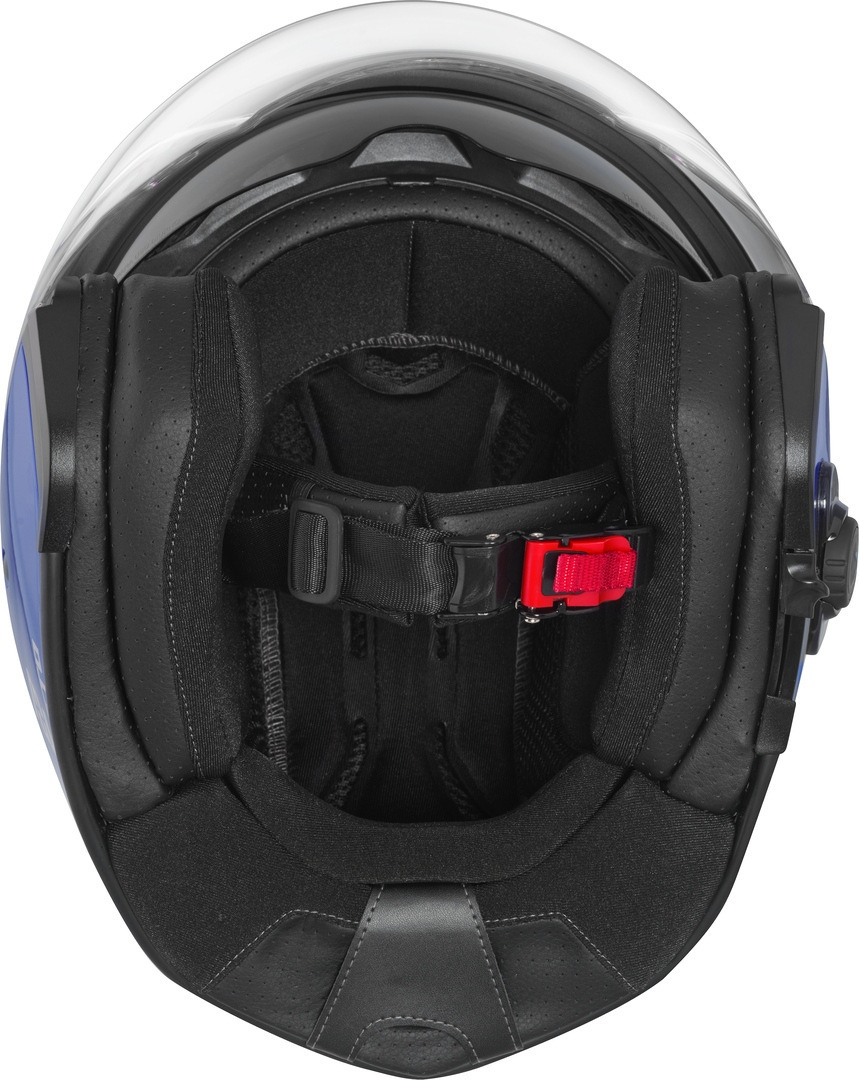 Bogotto H586 BT Solid Bluetooth Casco Jet Azul S Figura 4