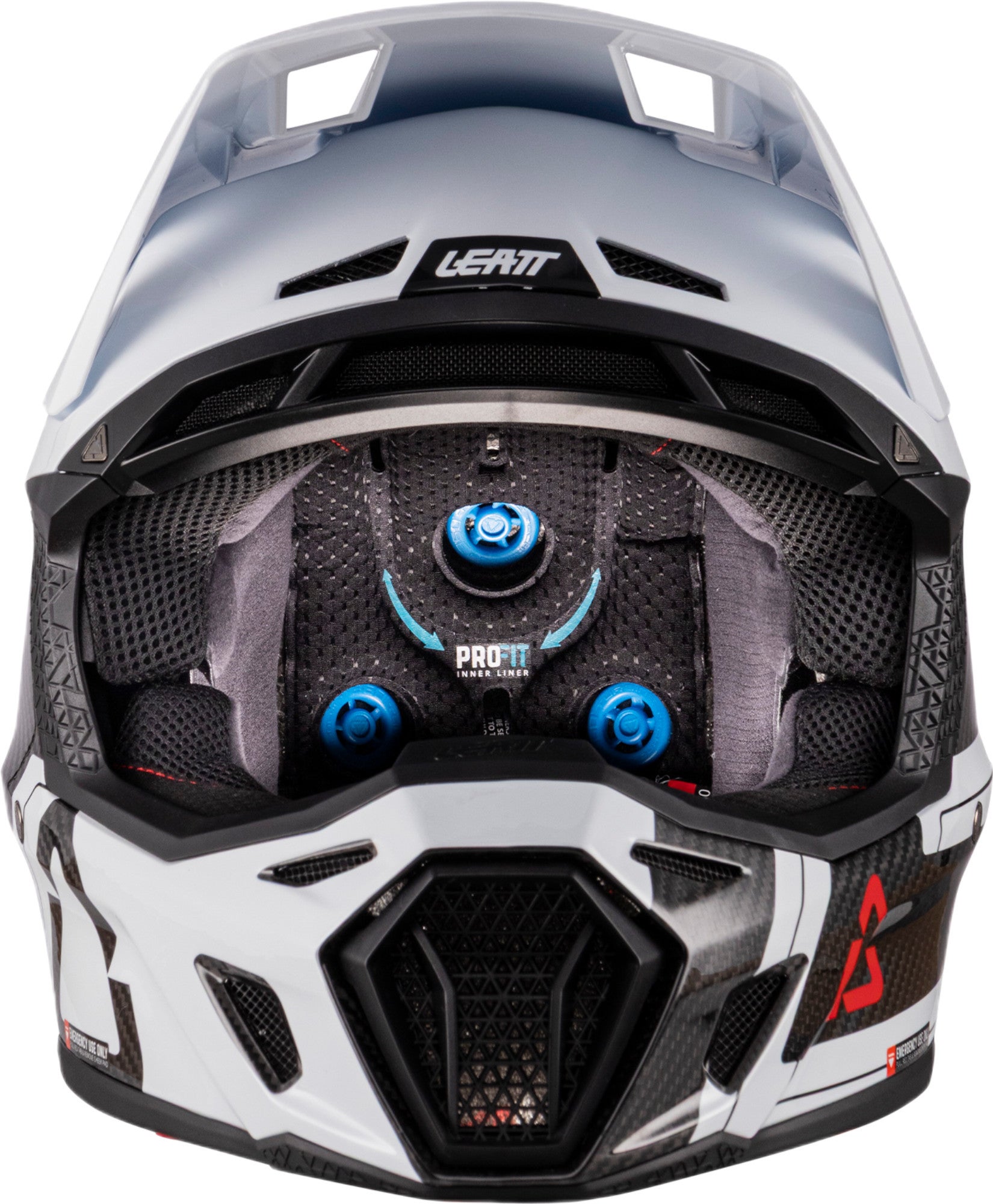Leatt 9.5 Carbon V26 Motocross Helm mit Brille S (55/56) Abbildung 7
