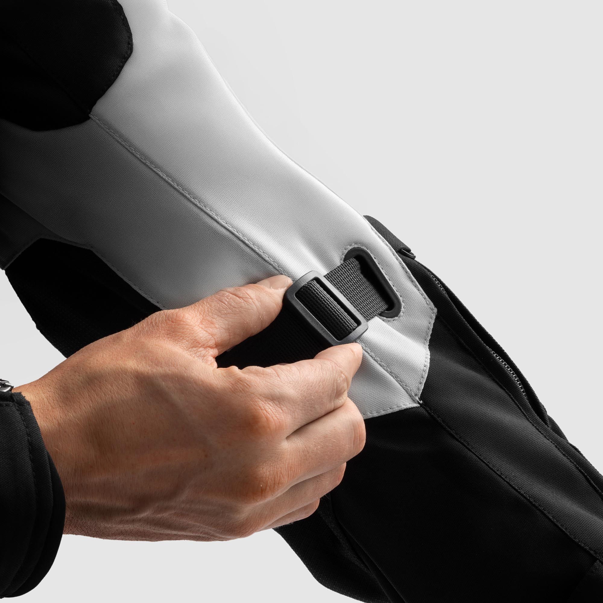 Side view of Rebelhorn Borg 2 waterproof Motorcycle Textile Jacket