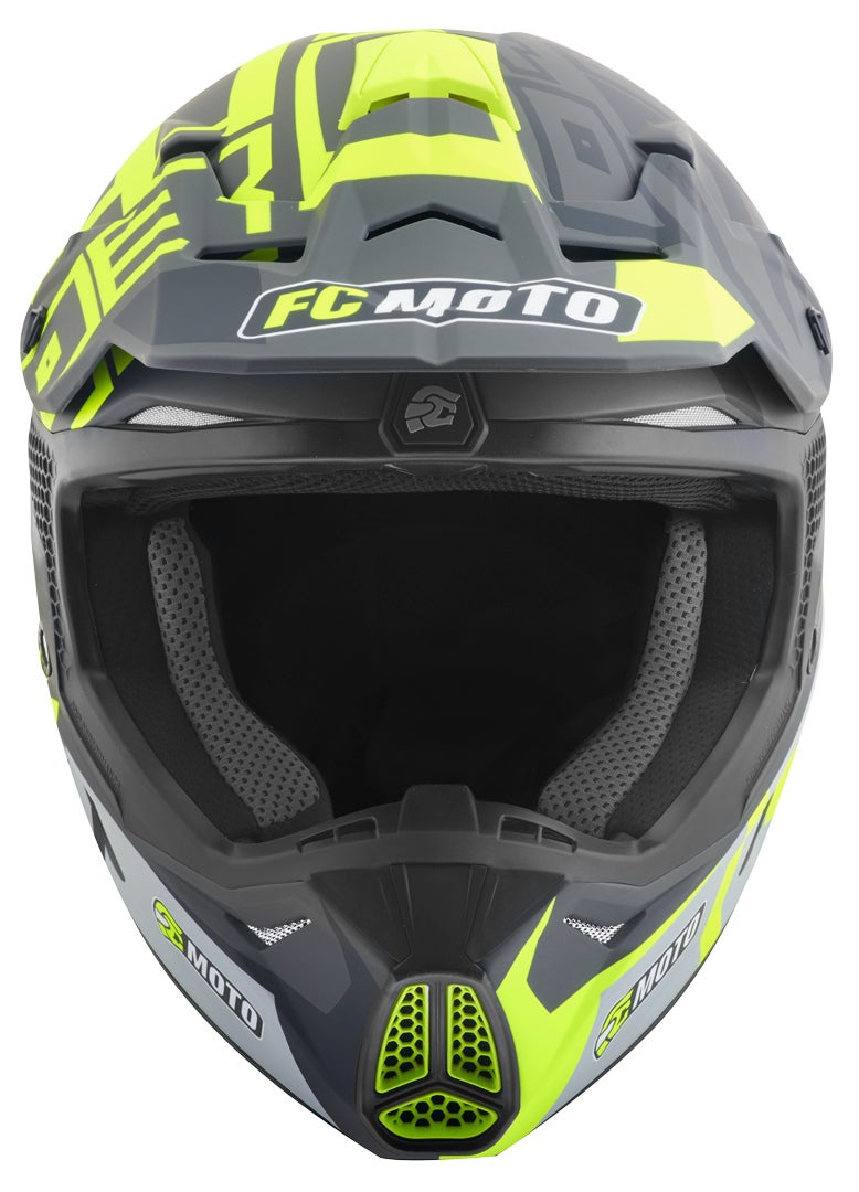 FC-Moto Merkur Flex Casco Motocross nero/giallo 2XL Figura 4