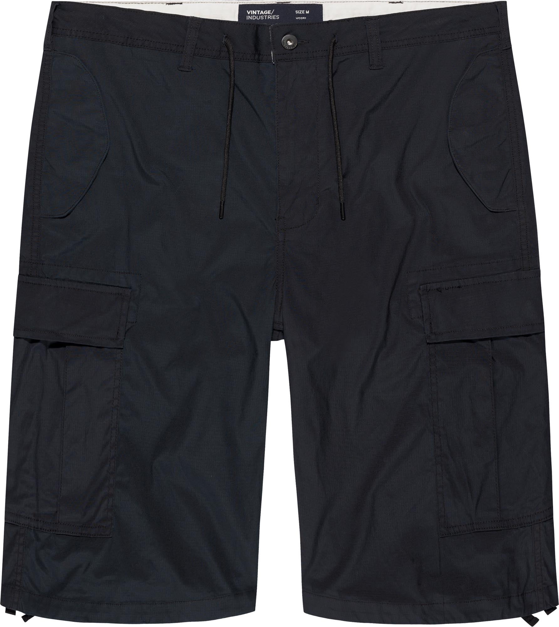 Vintage Industries Porter Cargo Shorts black M Figure 1