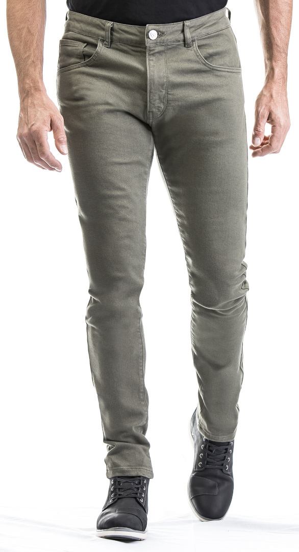 Ixon Flint Motorrad Jeans khaki M Abbildung 1