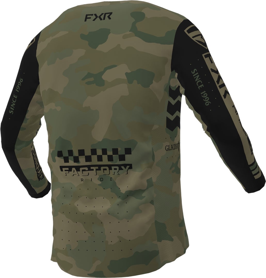 FXR Podium Gladiator 2023 Motocross trøje olivengrøn/sort 4XL Figur 2