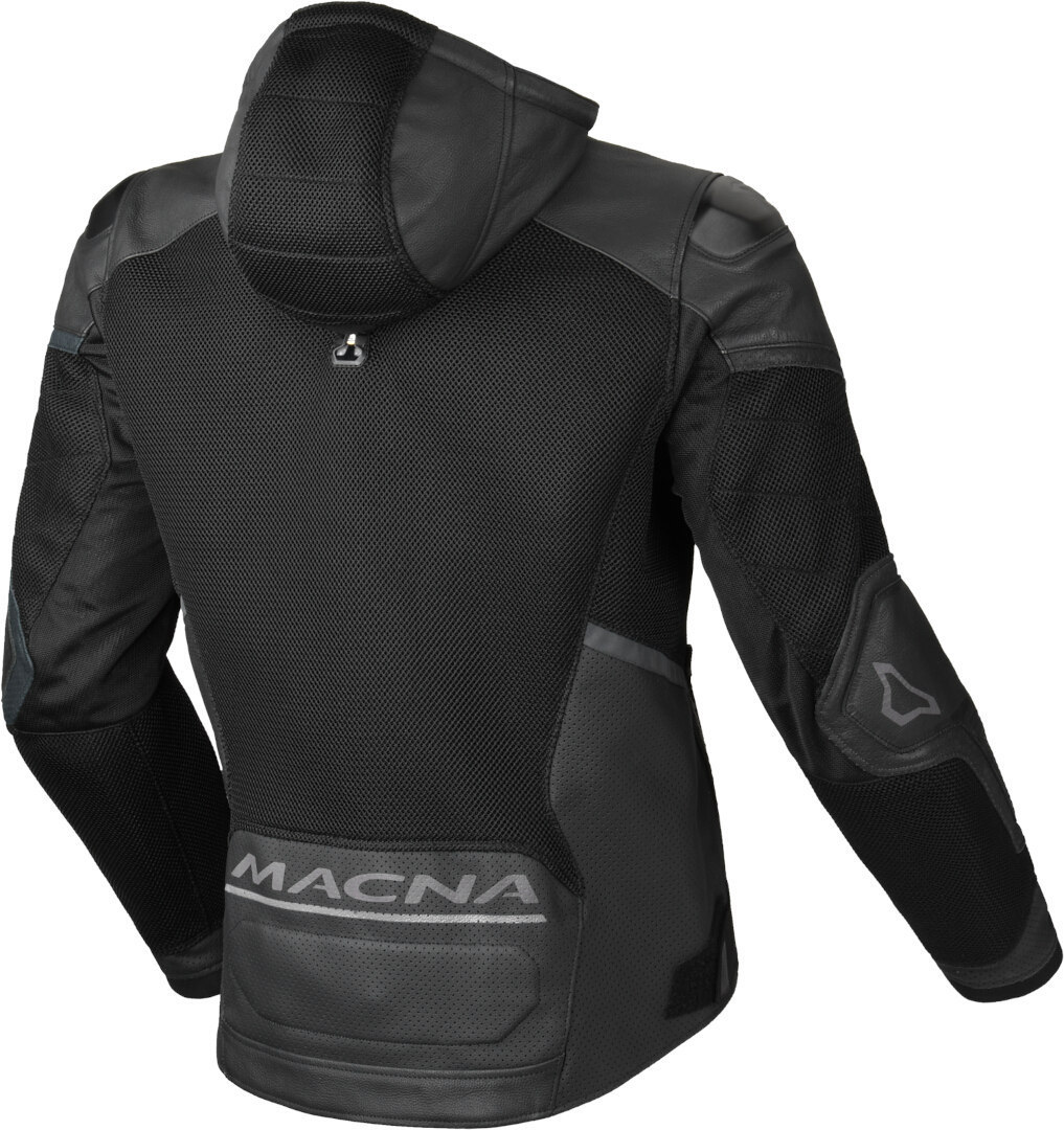 Macna Risant Giacca in pelle / tessuto da moto traforata nero 54 Figura 2