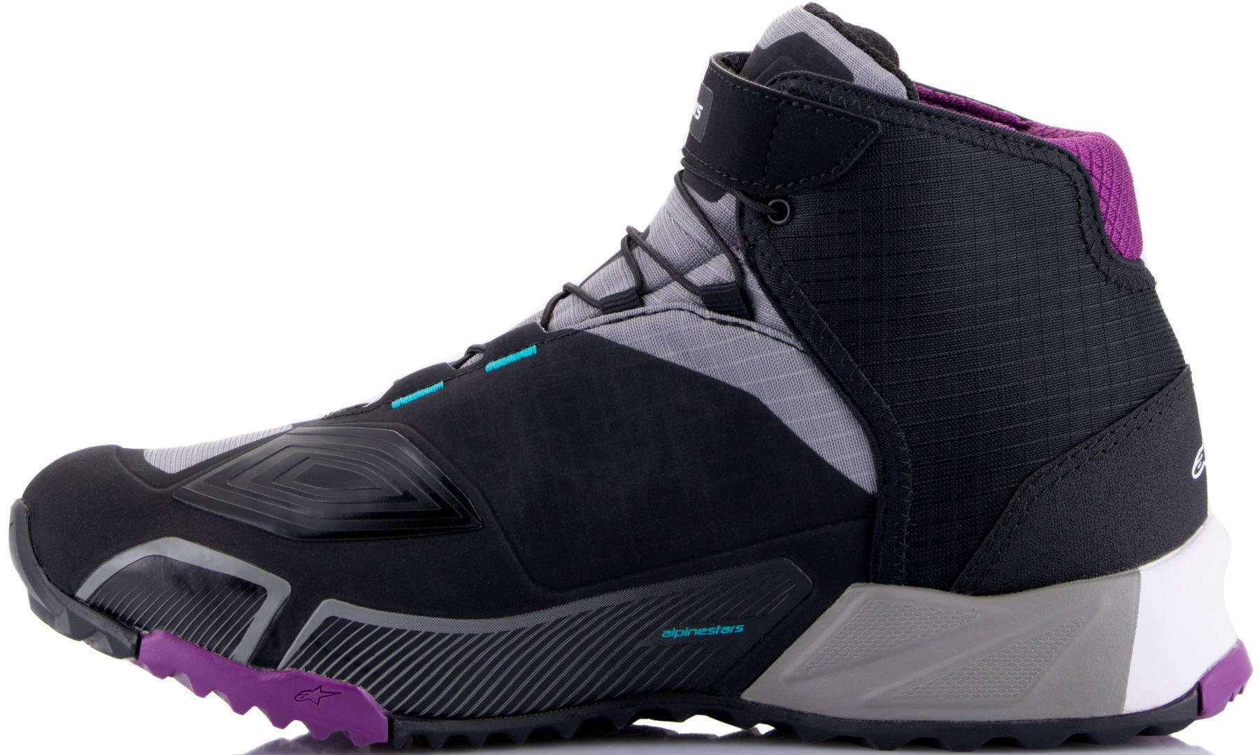 Alpinestars Stella CR-X Drystar Ženski motoristični čevlji črna/siva/vijolična 10,5 (43) Slika 6