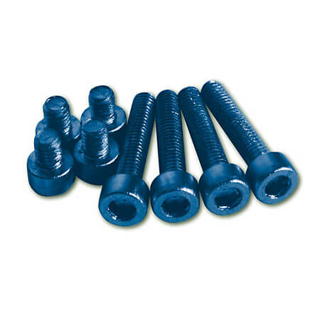 Aluschrauben Set M5 blau eloxiert Figur 1