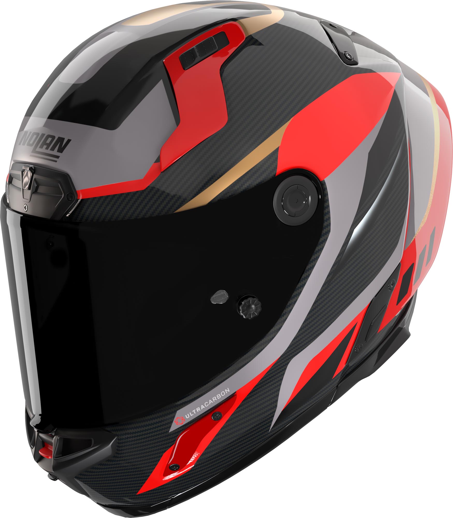 Nolan X-804 RS Ultra Carbon Lesmo Hełm szary/czerwony XS (55) Rysunek 1