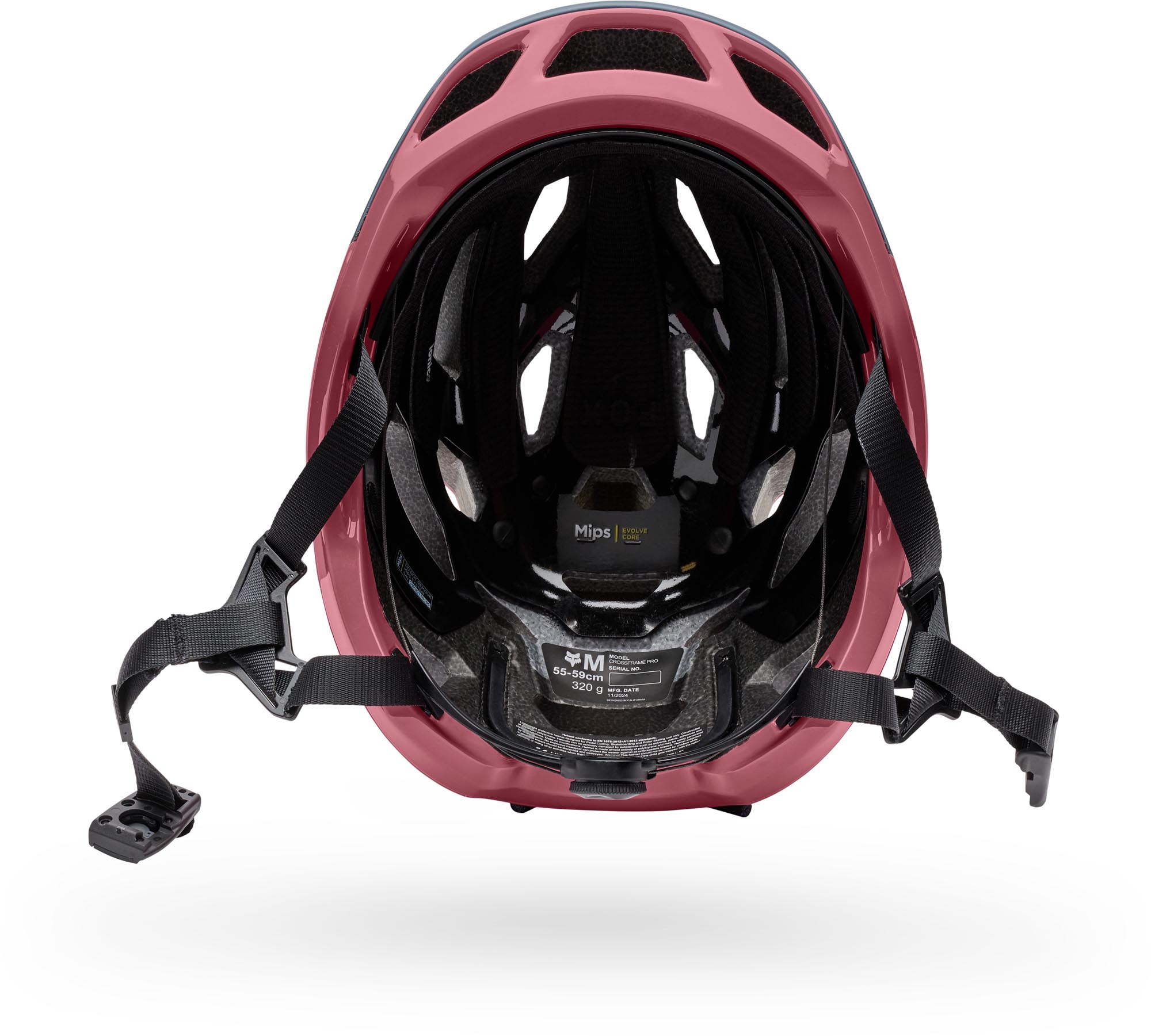 FOX Crossframe Pro Solids Mips MTB Helmet red/blue M (55-59) Figure 5
